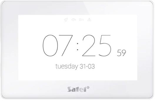 Actual product image Satel Keypad Touchscreen Integra/Int-Tsh2-W
