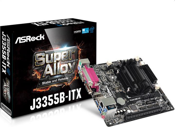 Actual product image AsRock J3355B-ITX (Onboard, Mini-ITX)
