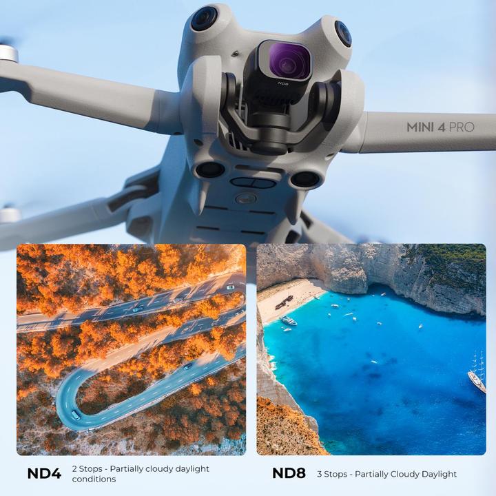 Produktbild K&F Concept Filters ND (4/8/16/32/64/1000) Kit for DJI Mini 4 Pro (Drohnen Filter, DJI Mini 4 Pro)