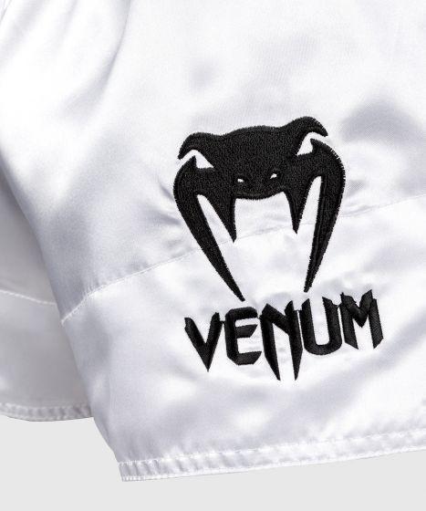 Actual product image Venum Classic Muay Thai Shorts - White/Black (M)
