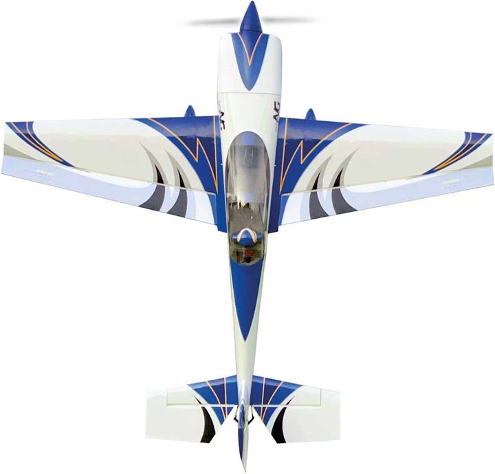 Produktbild Extremeflight-RC EXTRA NG 114" blau/weiss/silber ARF Kunstflugmodell