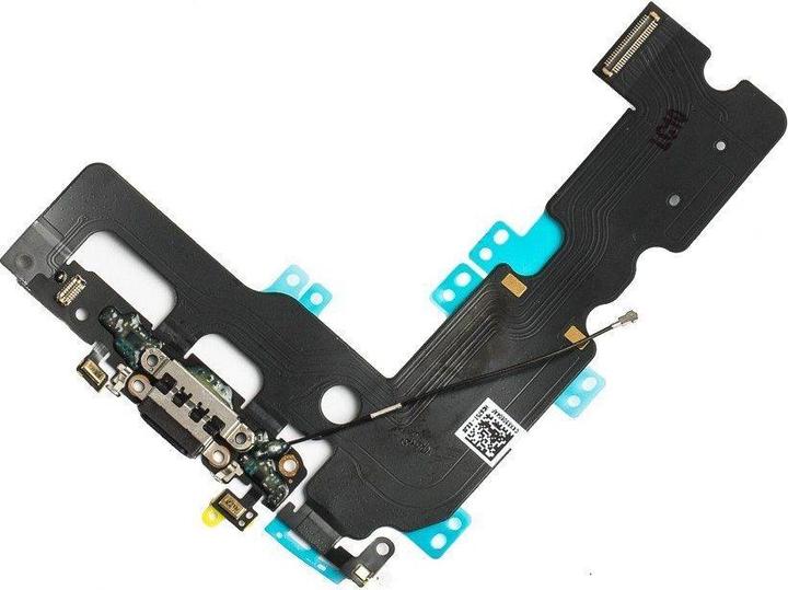 Image du produit - iPhone 7 Plus Câble flexible avec connecteur de charge Noir (iPhone 7 Plus)