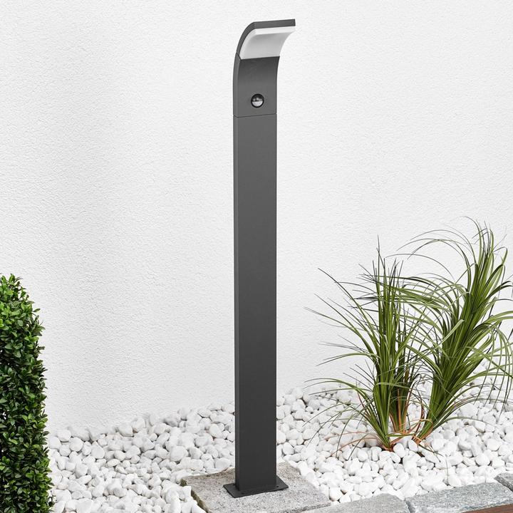 Immagine prodotto Lucande Timm Luce da giardino a LED H100 con sensore Grafite (480 lm, IP54)