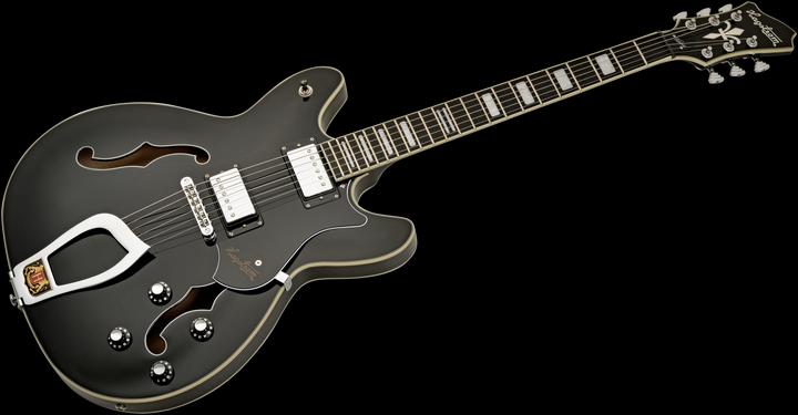 Produktbild Hagstrom E-Gitarre, Viking, Black (E-Gitarre, Ahorn)
