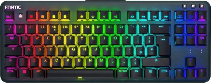 Actual product image Fnatic miniSTREAK TKL Keyboard, MX SILENT RGB RED, black - Nordic (Cable)