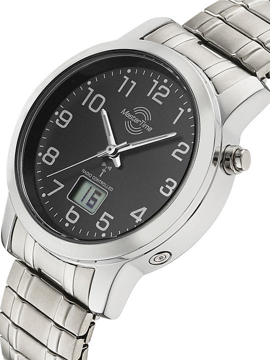 Produktbild Master Time MTLA-10309-22M Funk Basic Series Damen 34mm 3ATM (Digitaluhr, Funkuhr, Analoguhr, 34 mm)