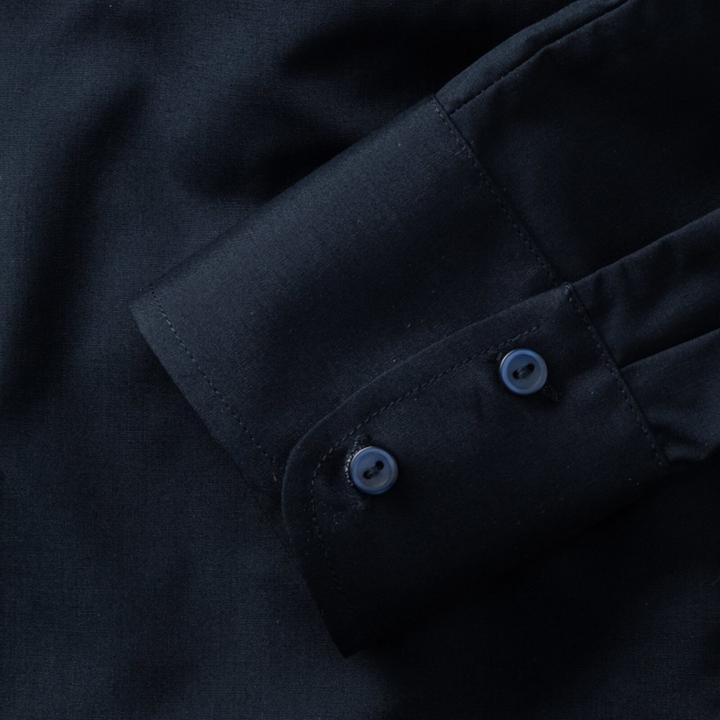 Produktbild Russell Collection Popelin Bluse Hemd Langarm pflegeleicht tailliert (M)