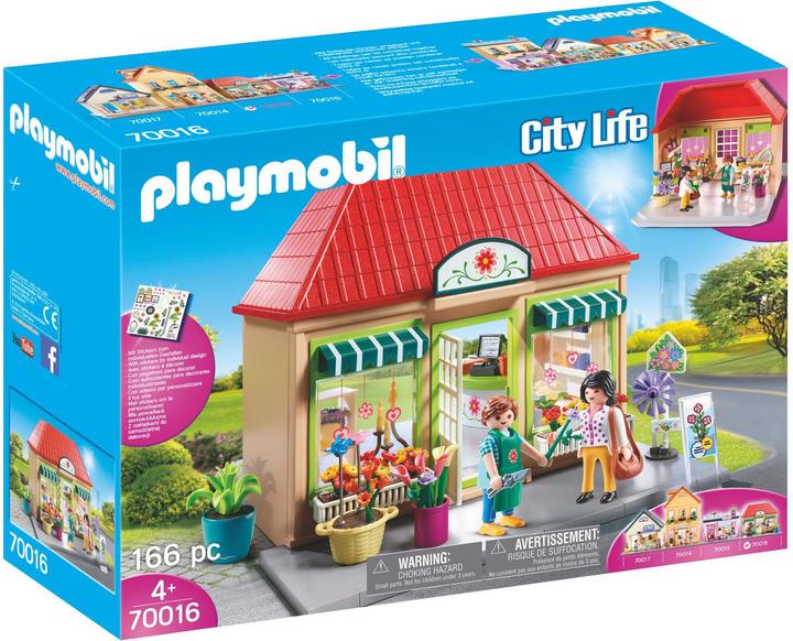 Image du produit Playmobil Mon magasin de fleurs (70016, Playmobil City Life)