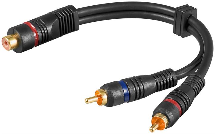 Produktbild Goobay Audio Y-Adapterkabel stereo, OFC (0.20 m)
