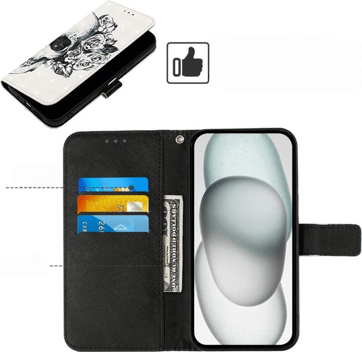 Produktbild Cover-Discount iPhone 16e - Etui Glitzer Effekt (Apple iPhone 16e)