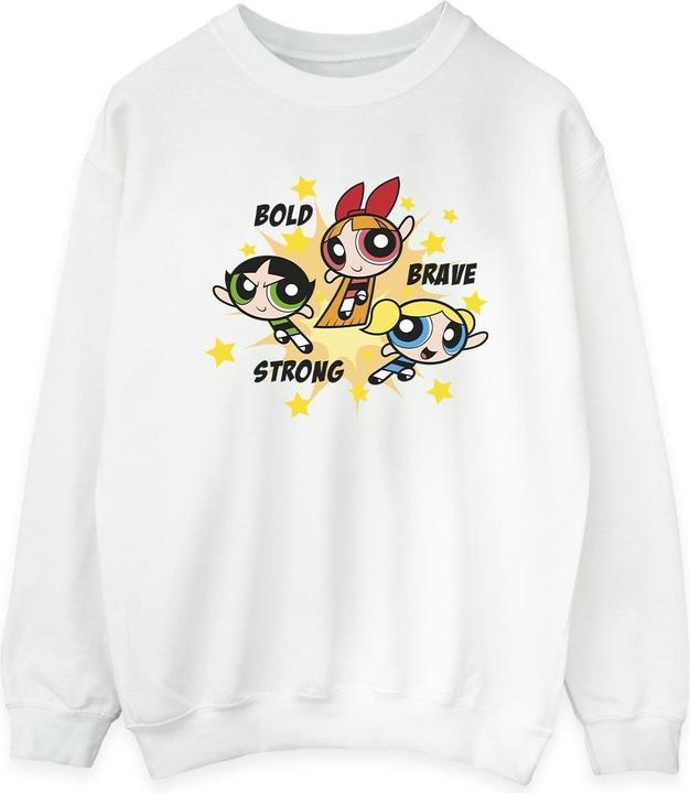 The Powerpuff Girls Girls Bold Brave Strong Sweatshirt