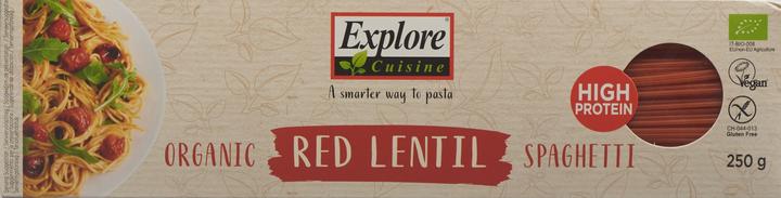 Actual product image Explore Cuisine Spaghetti from red lentils organic (250 g)