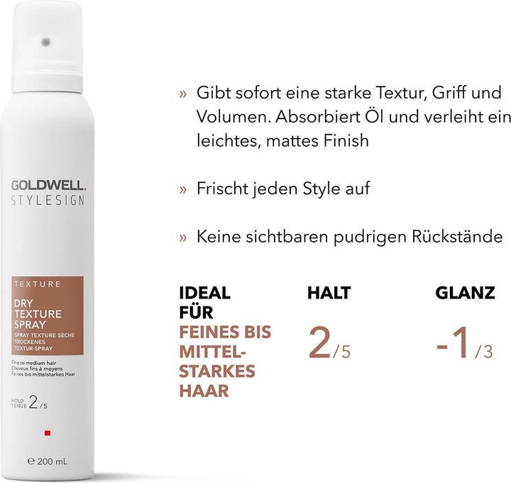 Image du produit Goldwell StyleSign Texture Spray de texture sèche (200 ml)