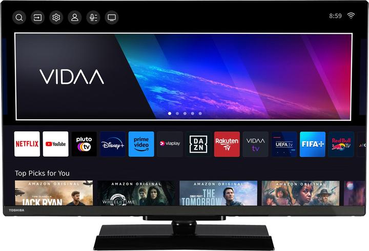 Toshiba 32LV3E63DAZ (80 cm (32 pollici), nero, FullHD, triplo sintonizzatore, SmartTV, VIDAA) (32", LED, Full HD)
