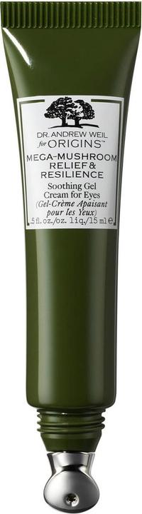 Actual product image Origins Mega Mushroom - Soothing Gel Cream for Eyes (Gel, 15 ml, Day + Night)