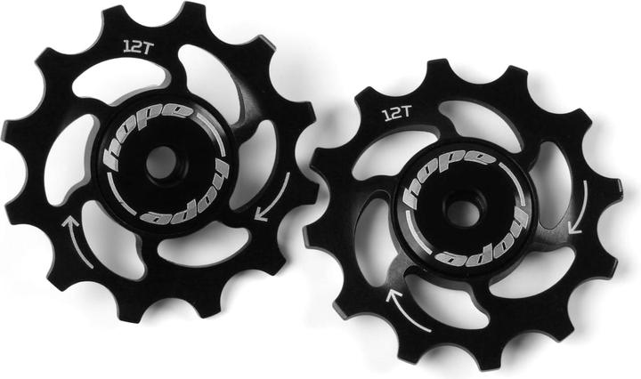 Actual product image Hope Jockey Wheels pulleys - 12Z - black (11-speed)