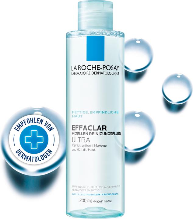 Image du produit La Roche Posay Effaclar (Lotion nettoyante, Eau micellaire, Démaquillant, 200 ml)
