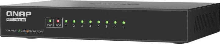 Image du produit QNAP QSW-1108-8T-R2 8 port 2.5Gbps auto nego (8 Ports)