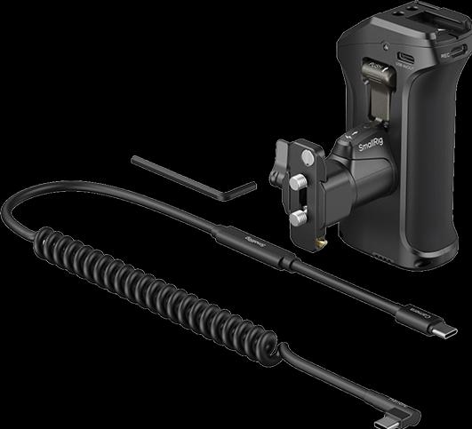 Immagine prodotto SmallRig Rotating Side Handle with Trigger REC for Selected Canon / Blackmagic Design Cameras 5235 (Impugnatura)