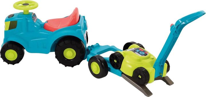 Produktbild Ecoiffier Traktor mit Anhänger und Rasenmäher