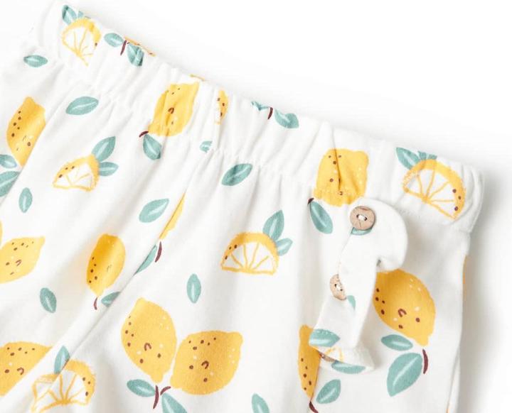 Actual product image VidaXL Children's shorts Ecru 92,Material: 100 % cotton,Colour (92)