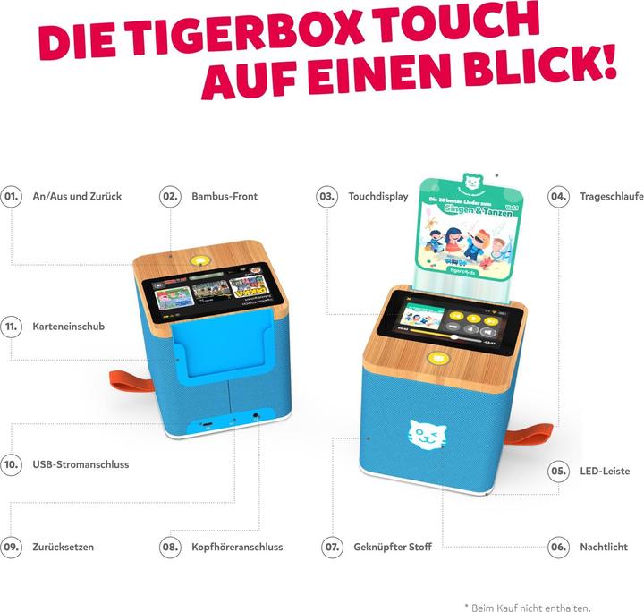 Image du produit Tigermedia tigerbox TOUCH PLUS (bleu) - Edition suisse (Allemand)