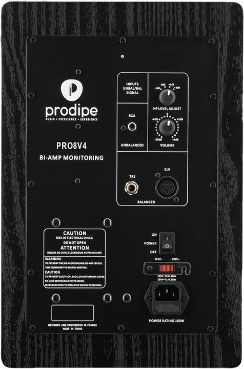 Actual product image Prodipe Studiomonitor Pro8 V4 BW (Active, Pair)