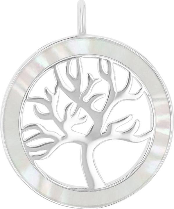 Amor Anhänger für Damen, 925 Sterling Silber | Lebensbaum (Silber 925)