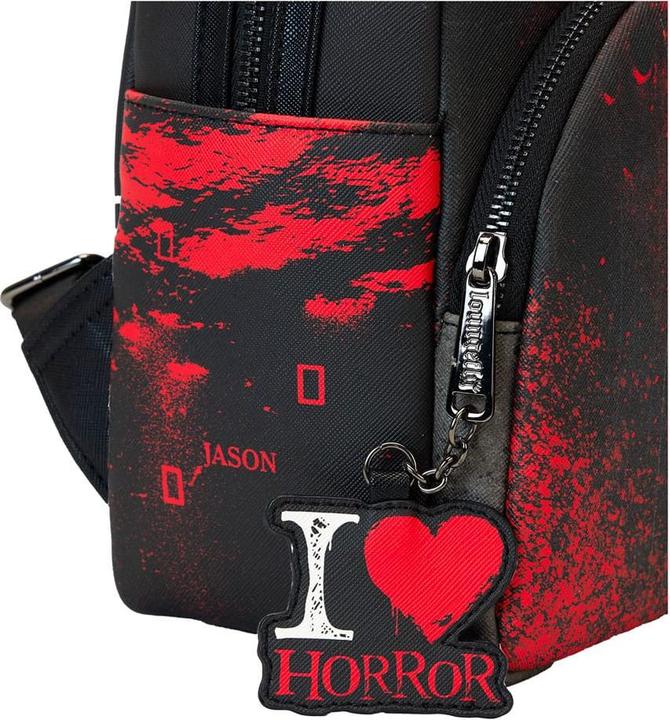 Actual product image Loungefly Freitag der 13. by Mini Rucksack I Heart Horror (0.26 l)