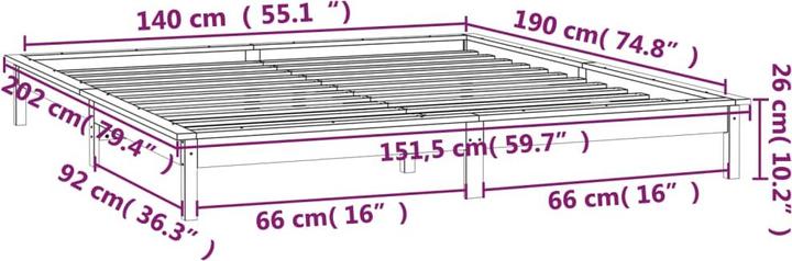 Produktbild VidaXL Rog (140 x 200 cm)
