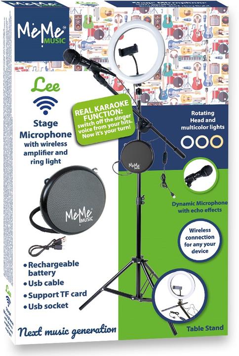 Image du produit Même Meme Music Karaoke Lee Stage Microphone Sans Fil
