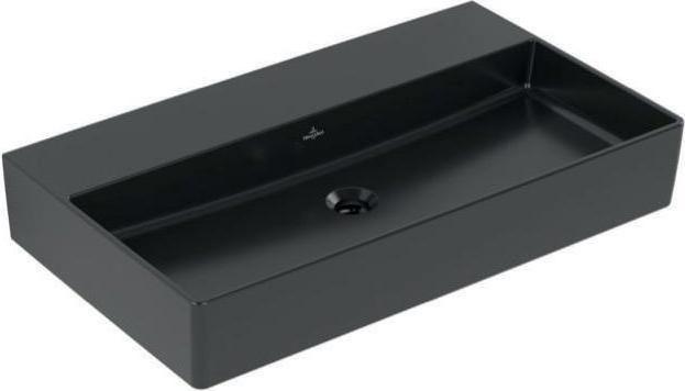 Villeroy & Boch V&B Waschtisch MEMENTO 2.0 800x470mm o ÜL ohne HL ebony C+ (470 mm, 800 mm)