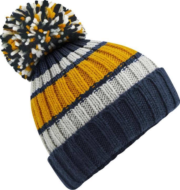 Produktbild Beechfield Hygge Mit Streifen Mütze (One Size)