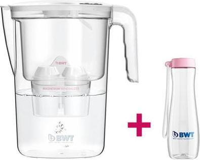 Actual product image BWT Vida 2.6 litre table water filter + drinking bottle
