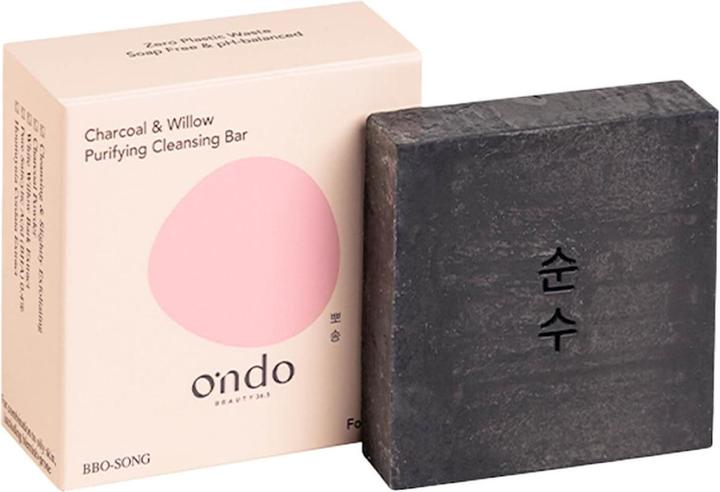 Ondo Charcoal & Willow Purifying Cleansing Bar (Reinigungstücher)
