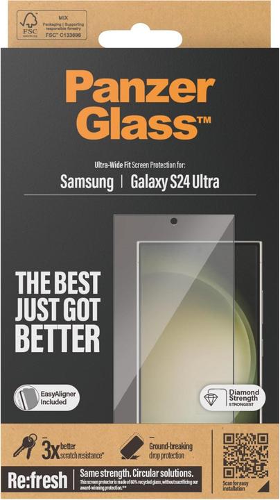Produktbild PanzerGlass Ultra-Wide Fit (1 Stück, Samsung Galaxy S24 Ultra)