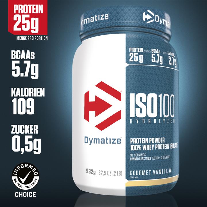 Immagine prodotto Dymatize ISO 100 (Vaniglia, 1 pz., 932 g)