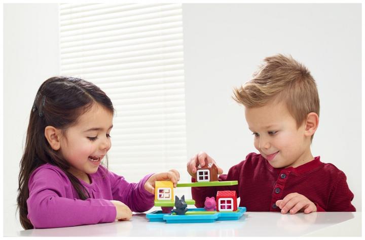 Image du produit Smart Games Jeu de puzzle Trois petits cochons - Deluxe (Italien, Anglais, Français, Multilingue, Allemand)