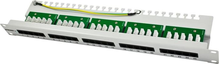 Produktbild Synergy 21 Patch Panel 25xTP,CAT3,ISDN,19",Lichtgrau