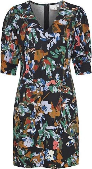 Ichi bedrucktes kleid, kate 8 (XS)