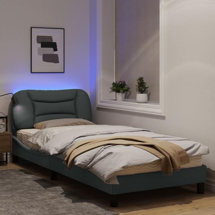 Produktbild VidaXL Bettgestell mit LED Stoff (80 x 200 cm)