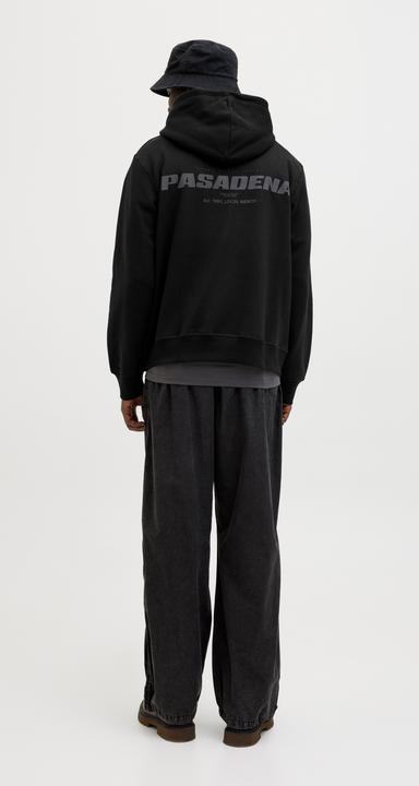 Actual product image Jack & Jones Jcointerlude Tonal Back Print Sweat Hood (S)