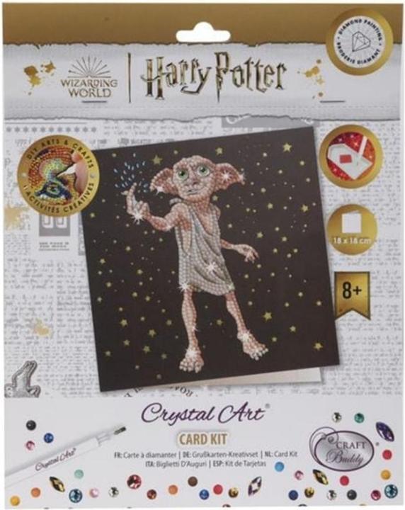 Actual product image Craft Buddy Dobby the house elf, 18x18cm Crystal Art Card