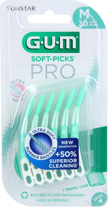 GUM Soft Picks Pro Medium (30 x, 1.30 mm)