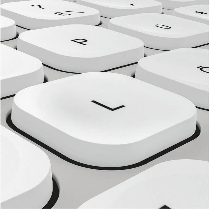 Productafbeelding Hama WK-550 Draadloos toetsenbord en muis wit (DE, Draadloze)