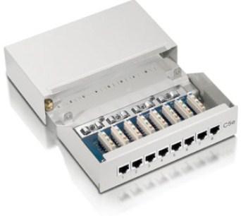 Actual product image equip Patch distributor 8 port CAT 5e