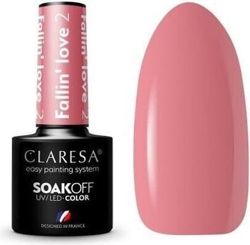 Produktbild Claresa Fallin Love UV-Nagellack 5ml - 2er-Pack (Beige)