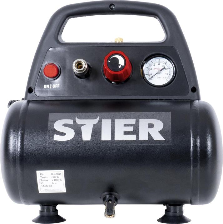Image du produit Stier Compresseur (8 bar, 6 l)