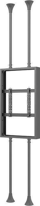 Actual product image Multibrackets M Pro Series Enclosure Floor to Ceiling Mount B2B 55" Medium Black