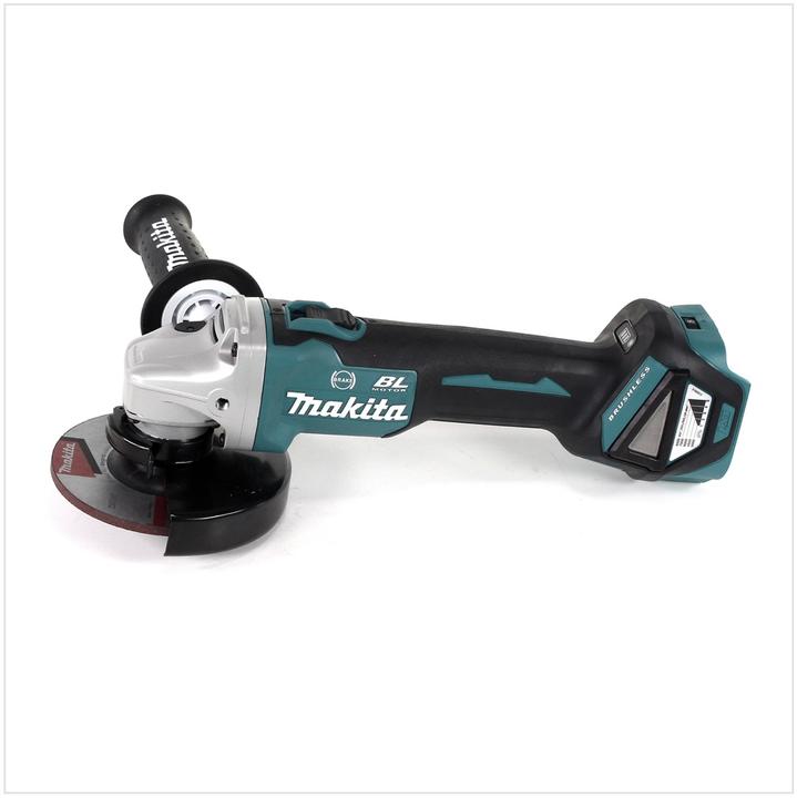 Immagine prodotto Makita DGA 513 RG1J Smerigliatrice angolare a batteria 18V 125mm in valigetta Makpac + 1x Batteria 6 (125 mm)
